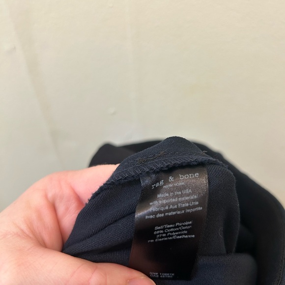 Rag & Bone Navy Skinny Pants - Picture 4 of 8